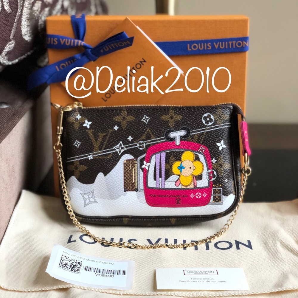 SOLD! NEW Louis Vuitton Mini Pochette Courchavel